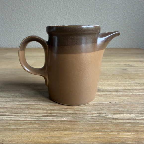 Vintage Mid-Century Mikasa Buckskin Potters Art Creamer and Sugar - Ben Seibel - Picture 2 of 15